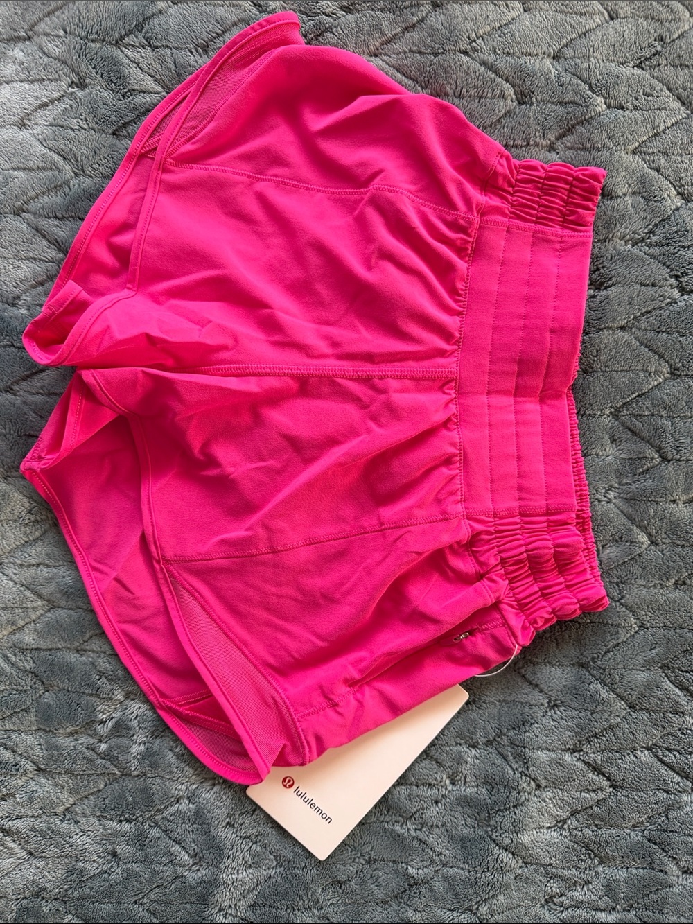 lululemon athletica Bright Pink Athletic Running Shorts